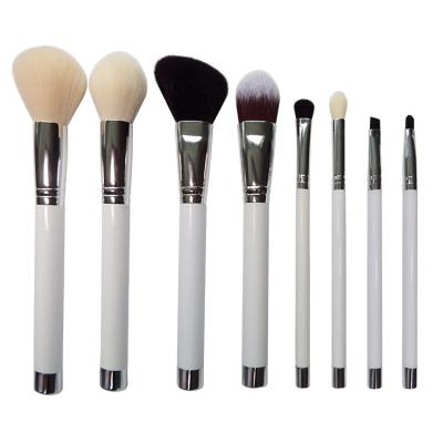 China Angular Blush Professional Makeup 8pieces Contour Brush Eyeshadow Foundation Cosmetic Brushes For No. Powder Liquid Cream Item Number: LS3P-8011 for sale