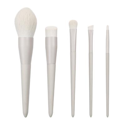 China Amazon Smudge Brush 2021 sell well 5pcs Profession Makeup Brush Vegan Custom Logo Luxury Bling Makeup Brush Set for sale