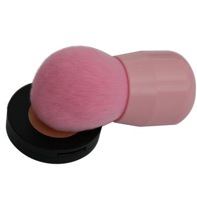 China Kabuki Foundation Brush Kabuki Powder Foundation Sweep Portable Loose Powder Brush Around Big Face Blush Brush en venta