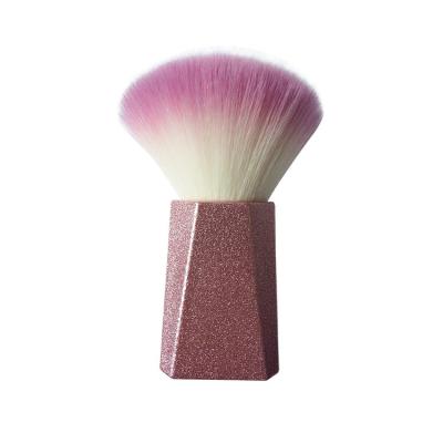 중국 Angular Blush Makeup Foundation Powder Brush 2022 Synthetic Hair Pink Kabuki Brushes Custom Logo Powder Set Brush 판매용