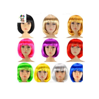 China Synthetic BOB Carnival Cheap Colors Short Bob/Wigs HPC-0002 Halloween Party for sale