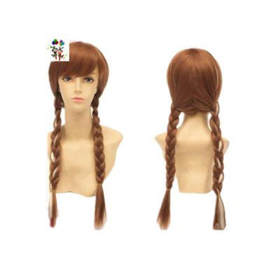 China Anna Braided Party Fancy Dress Cosplay Synthetic Wigs Heat Resistant Fiber Braided HPC-1336 for sale