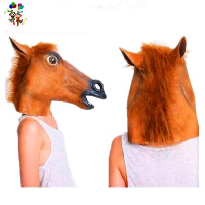 China The animal part of full horse Cosplay costume horse costume main animal latex Cosplay full mask HPC-0403 for sale