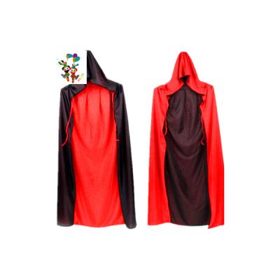 China Black Halloween Party Vampire Halloween Party Red Double Sides Capes With Hood HPC-0503 for sale