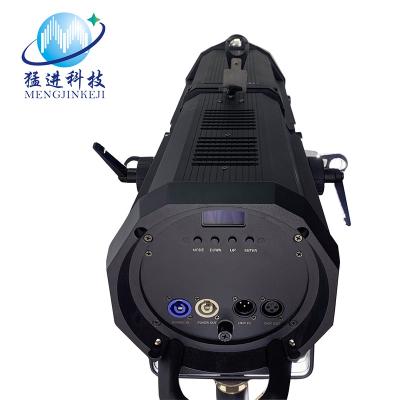 China Television MJ RGBW DC WW W+C LED Ellipsoid Spotlight 200w Zoom Leko Theatrical Spot Light for sale