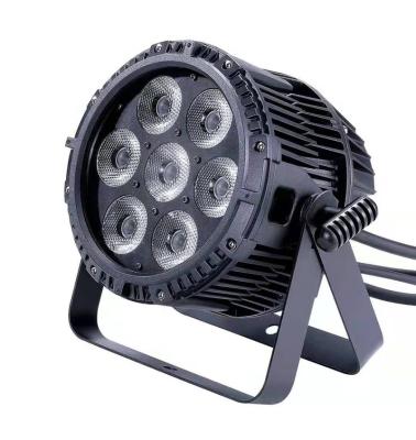 China Stadium etc. waterproof stage concert hotel 7*20W led indoor dmx control dmx parcan mini rgbw club disco effect lights cheap light parcan par 64 indoor club disco effect lights for sale