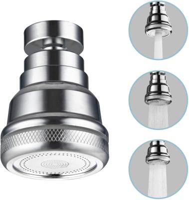 China Modern 360 Degree Rotating Faucet Sprayer Kitchen Sink Water Saving Aerator for sale