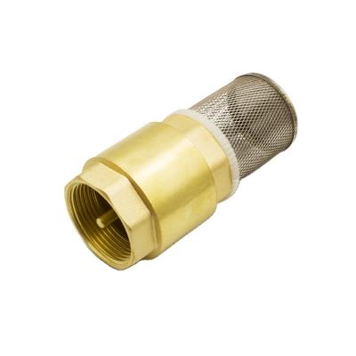 China General ISO228/1 Forged Body Spring Check Valve Brass Vertical Stainless Steel Filter Float Valve for sale