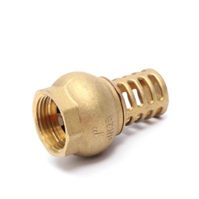 China General Chinese Factory PN20 2 3 3/8 Inch Brass Suction Valve 2 3 3/8 Inch Brass Vertical &Check Valve for sale