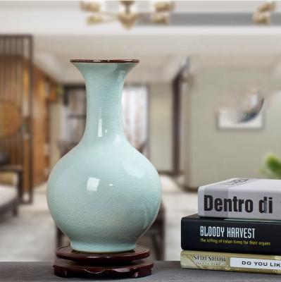 China Stored home decoration Jingdezhen vase of porcelain decoration antique ceramic flower arrangement living room of retro for sale