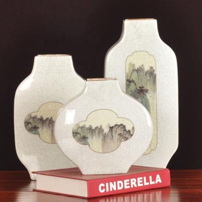 China Jingdezhen Home Decor Porcelain Decoration Stocked Ceramic Vase for sale