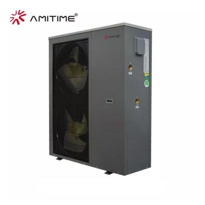 China R410A Amitime Plywood 25kW Heating Capacity Outdoor Water Heater CCC Approved Heat Pump for sale