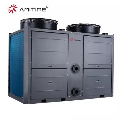 China Outdoor A++ R410A Amitime Air To Water Plywood 90kW Heating Capacity Touch Screen for sale