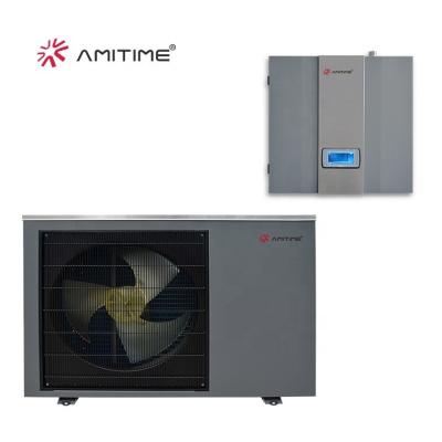 China Amitime Factory Outdoor Supply High Quality Cooling And Heating System 6kW R32 Monoblock Heat Pump With Hydraulic Box for sale