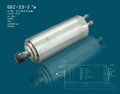 China 2.2kw water cool cnc spindle motor for woodworking for sale