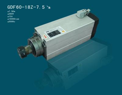 China 3.5kw HQD high speed spindle air cooling spindle motor for sale