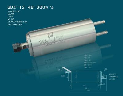 China GDZ-12 300w water cooled spindle for cnc router machine for sale