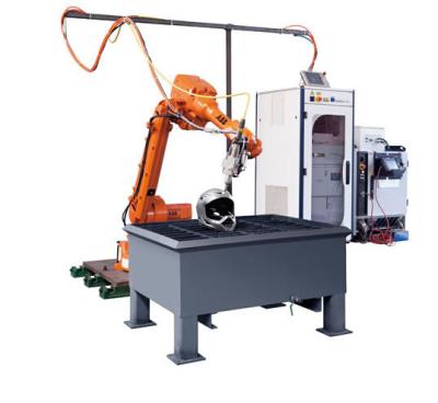 China robot arm laser cutting machine for cutting plates 2mm and 3D components for sale