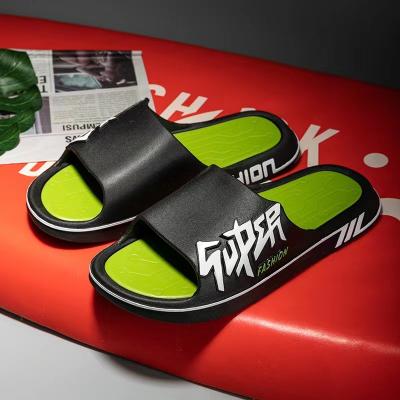 China 2022 Baiyi Fashion Trend Men's Slippers Shape Outdoor Flip Slippers Men Indoor Anti-Slip Wear Slippers for sale