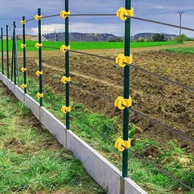 China T Post Elektrische van de Montageklemmen van Omheiningsinsulators fence wire Standaard Behaaglijke de Holdingsisolatie Te koop