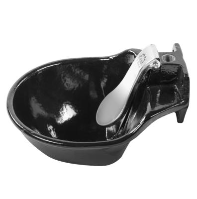 China Black Livestock Water Bowl TRW017 Heavy-duty Polyethylene Automatic Control Corrosion Resistant for sale