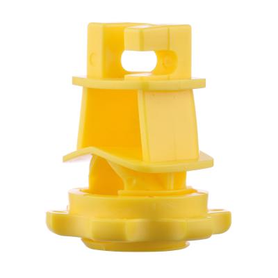 China Plastik-elektrischer Zaun Screw On Round Rod Post Insulators Yellow Color zu verkaufen