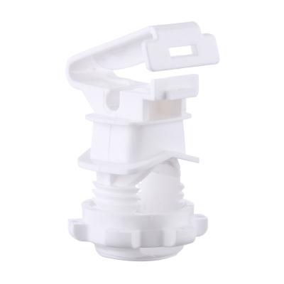 China 22mm Ronde Rod Post Insulators Plastic Material Elektrische Omheining Insulators White Color Te koop