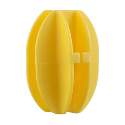 China Enden-Belastungs-elektrische Zaun-Insulators With Yellow-Farbe HDPE Material-INS502*B zu verkaufen