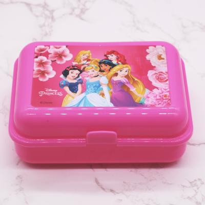 China Wholesale Freshness Preservation Cartoon Model Customize Novelty Toy School Food Beautiful Girl Lanch Red Pink Kid Food Bowl For School for sale