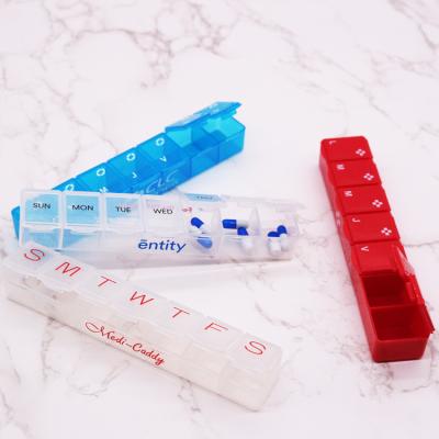 China PP Locking Home Care Medicine Flip Top Water Proof Child Container Pill Box for sale