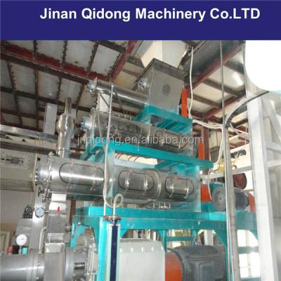 China New model Jinan Qidong SPH seriel fish twin screw extruder for fish feed and pet food for sale