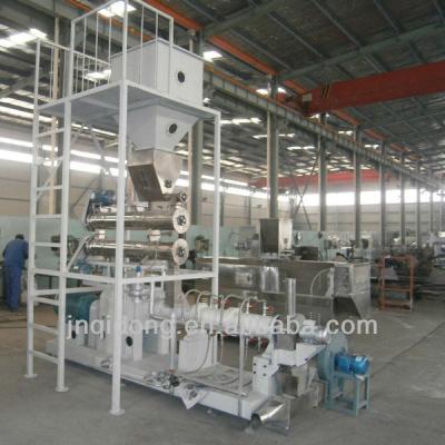 China Slow sinking fish feed production machine / floating fish feed extruder 300kg/h-500kg/h for sale