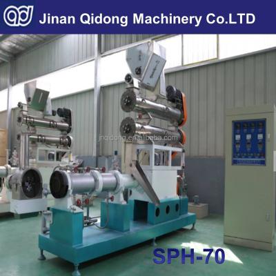 China Dry Dog Jinan Qidong Extrusion Dog Food Extruder Machine Use Fresh Meat for sale