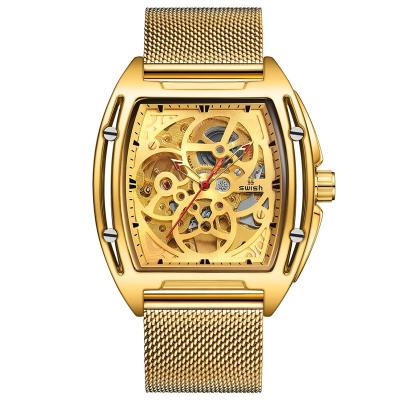 China Wholesale Luxury Water Resistant Wrist Jewelry Waterproof Gift Combine Mechanical Automatic Watches Fashionable Men's Watches for sale