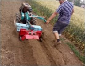 China Ridge Machine for  Walking Tractor 8hp, 9hp, 10hp, 12hp Multi-Purpose 2 Wheel Farm Hand Walking Tractor for sale