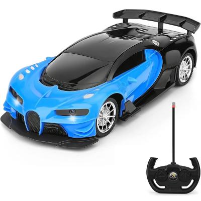 China Model Remote Control Car for Kids - 1/16 Scale Electric RC Remote Toy Racing with Led Lights Rechargeable High-Speed ​​Hobby Toy Vehicle for sale