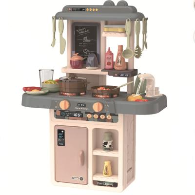 China 2021Hot EducationalCooking Toy Set Scene Simulation Pretend Toy Kitchen Tableware Toy Spray Water Spray Mist Plastic Game Toy For Girl for sale