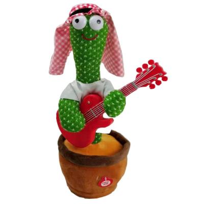 China 2021 Hot Selling Cute Dancing Cactus Stuffed Flowerpot Toy Gifts Twisting Toy Electric Dancing Cactus Doll Arabic Dancing Cactus Plush Dancing Singing Cactus For Kid for sale