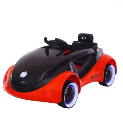 China Sci-fi Electric Kids Double Drive Electric Car Four-wheel Drive Flashing with Remote Control Box Sit Men and Women Baby Swing Fill Toy for sale