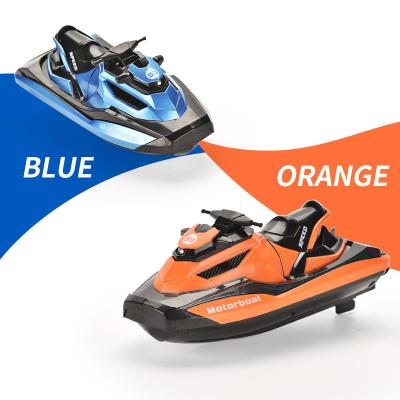 China Children's Boat 2.4g Electric Waterproof Rechargeable Remote Control Boat Wireless Simulation Toy Motor Boat Model Eco-friendly Material for sale