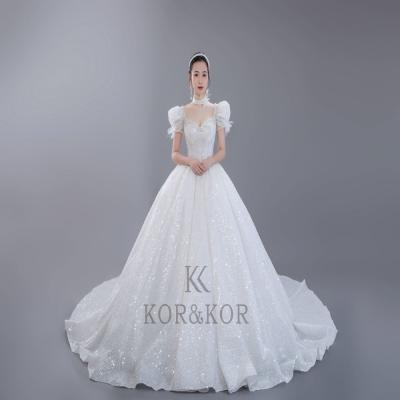 China Kor Kor Wedding Dress Anti-Static Wedding Dress Vestidos de noiva KK51004 for sale