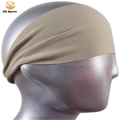 China High Quality Quick Dry Adult Sports Workout Fit Spandex Headband Running Custom,Solid Headband for sale