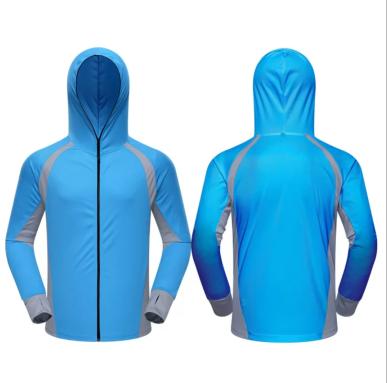 China Antibacterial Men Shirt Hoodie Sun Outdoor Fishing UV Protection for sale