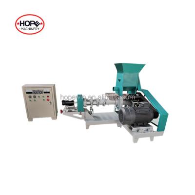 China Fish farm Tilapia fish heater pellet extruder machine screw extruder shrimp single fish feed extruder for sale