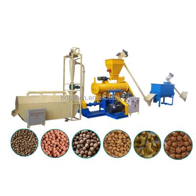 China Floating Fish Farm Fish Heater Pellet Extruder Machine , Complete Line 1 Ton Capacity Fish Feed Extruder for sale