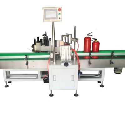 China Food Guaranteed Quality Appropriate Price Automatic Automatic Fire Extinguisher Labeling Machine for sale