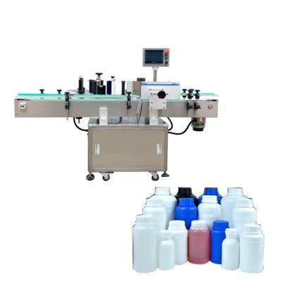 China Simple operation automatic round bottle labeling machine beer bottle printing and labeling machine for sale