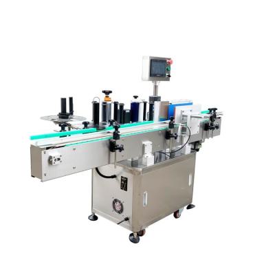 China Simple Operation Factory Round Jar Bottle Labeling Machine Label Equipment For Plastic Bottle for sale