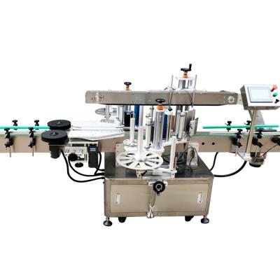 China Adhesive Labeler Food Supplier Chinese Automatic Square Bottle Labeling Machine for sale