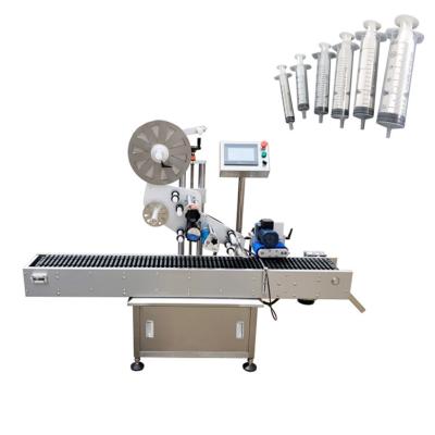 China YL-1800 Auto Food Medicine Label Ampoule Syringe Applicator Tube Labeling Machine For Test Bottle Paper Tube for sale